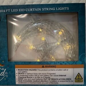 NEW Ramadan / Eid LED String Lights with Moon and Stars